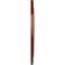 Ekena Millwork Andrea Ceiling Medallion (Fits Canopies up to 8"), Hand-Painted Firebrick, 12"OD x 8"ID x 1/2"P CM12ADFIF - alternate 2